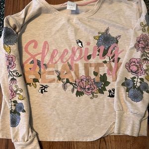 DISNEY Sleeping Beauty knit lightweight sweater Size M
